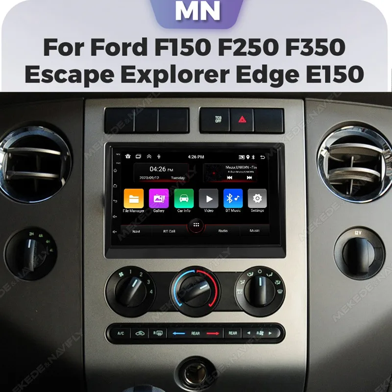 For Ford 500 F150 Explorer Edge Escape Sport Lincoln Expedition Mustang RDS Car Radio Stereo Intelligent System Multimedia Audio