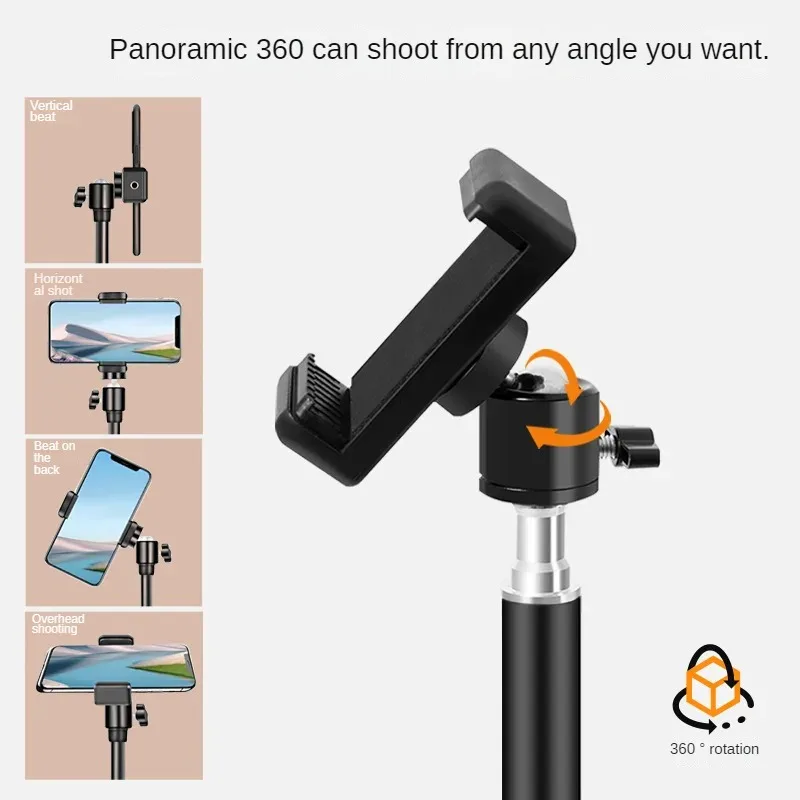 Mobile Phone Overhead Camera Stand Desktop Live Tripod Record Video Shooting Food Teacher Painting Calligraphy Overlooking Light