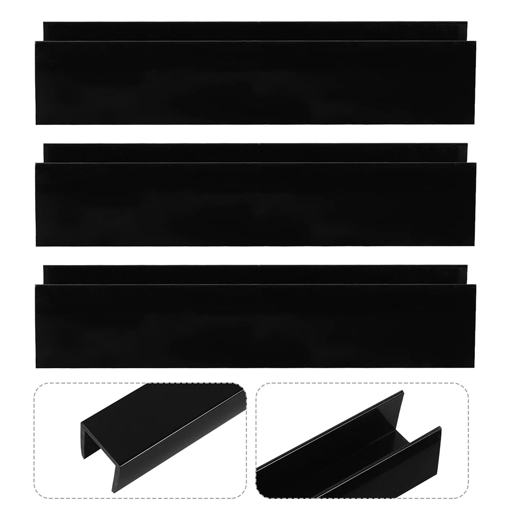 

6pcs Pet Dog Fence Groove Baby Gates Accessories Reinforcement U Shaped Channel Safety Door Tools Indoor Child