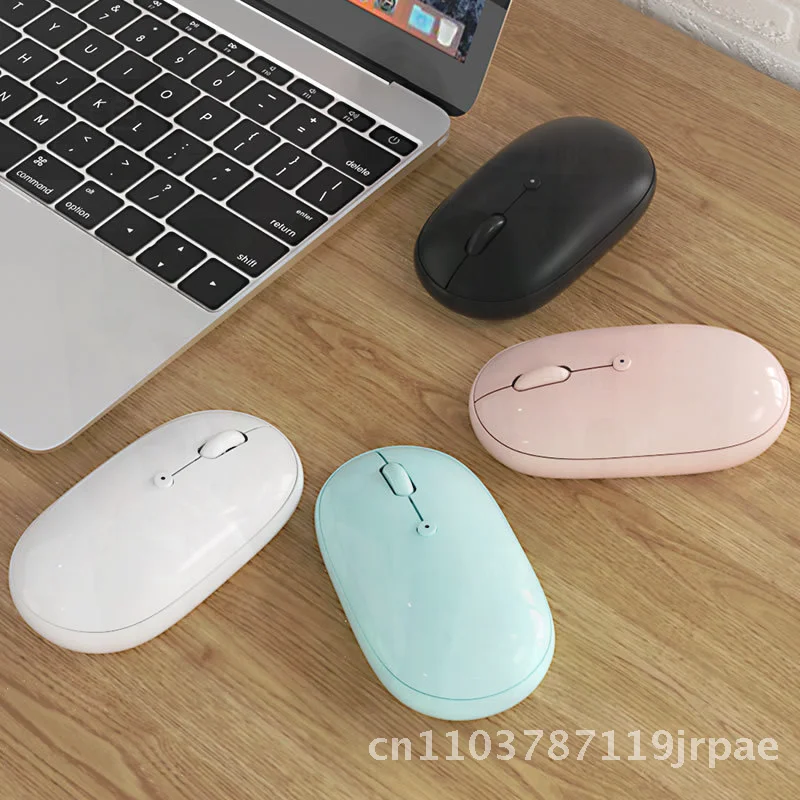 

Бесшумная двухрежимная беспроводная мышь Bluetooth с бантиком, перезаряжаемая, эргономичная конструкция для iPad, планшетов, мобильных телефонов, винтажный зеленый/розовый/