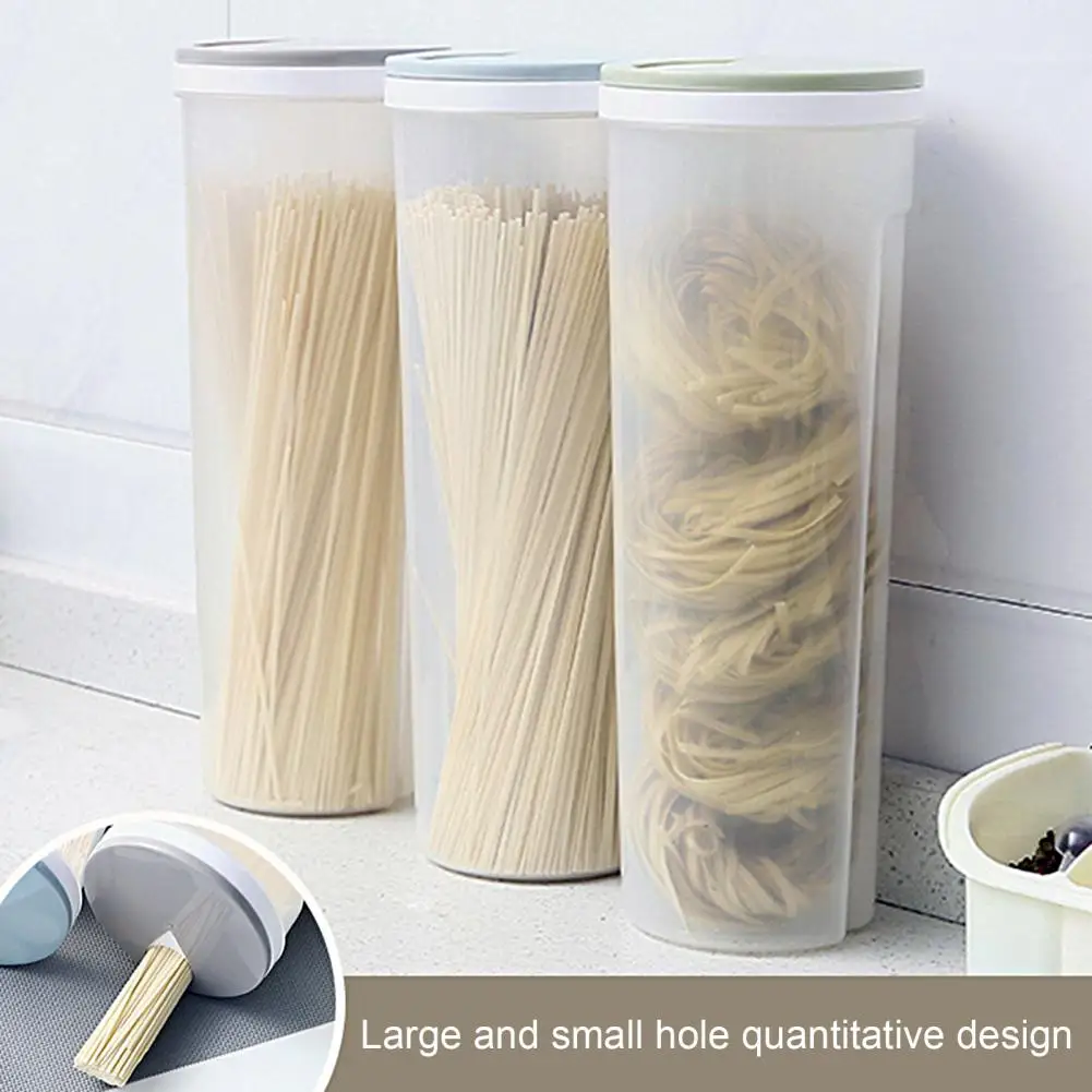 Food Container Easy to Carry Grain Storage Box Lightweight Moisture Proof  User-friendly Clear Body Food Container