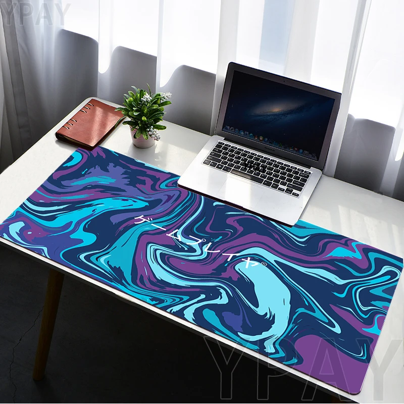 

Strata Liquid Gamer Mousepad Abstract Mouse Pad Large Mouse Mat Natural Rubber Desk Rug PC Desk Mats Office Mousepads 100x50cm