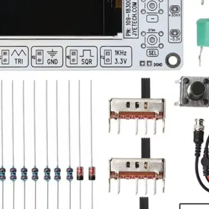 DSO183 500kHz Digital Oscilloscope Kit 1.5Msps Sampling Rate With Signal Generator For Electronics DIY Training And Development
