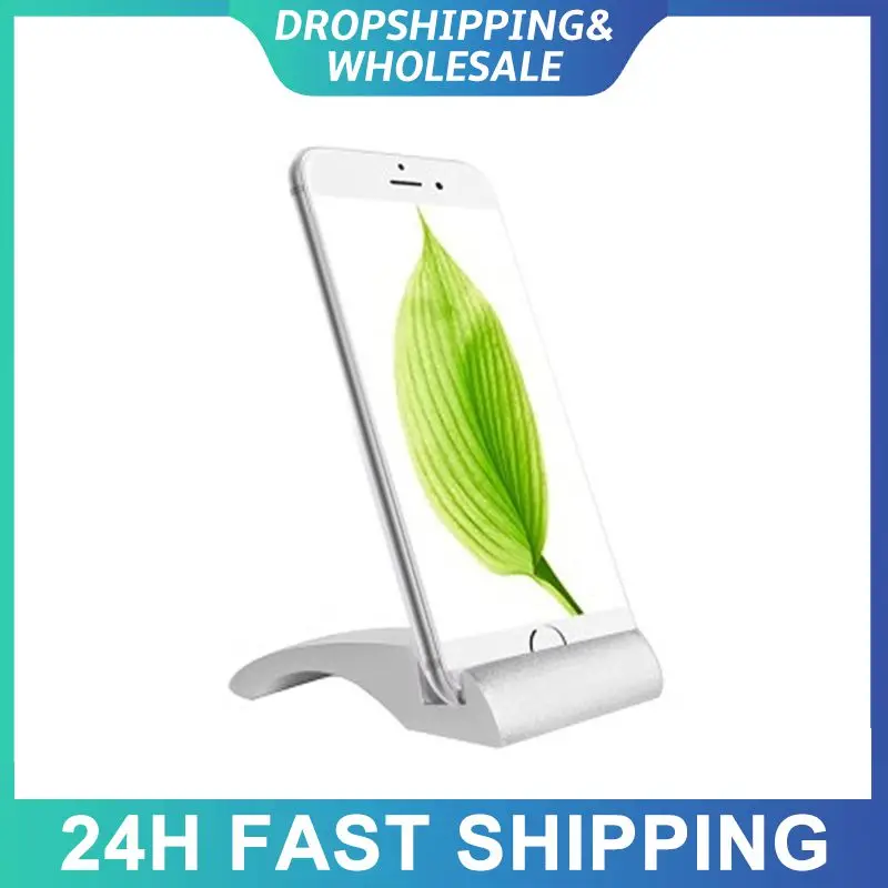 

Metal Bracket Aviation Aluminum Dual-use Portable Smooth Save Space Ipad Tablet Computer Mobile Dual Purpose Phone Rack Silicone