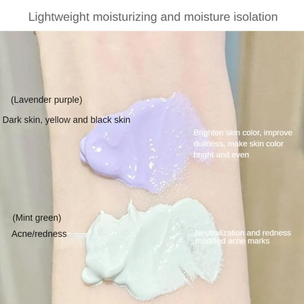 Nouveau Crème d'isolation hydratante visage éclaircir maquillage longue durée apprêt correcteur cosmétiques