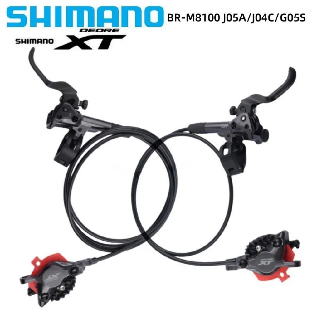 Shimano DEORE XT M8100 Brake 12S BR-M8100 J05A/J04C/G05S Brake With BL-M8100 Pads For MTB Hydraulic Disc Brake Bike Parts