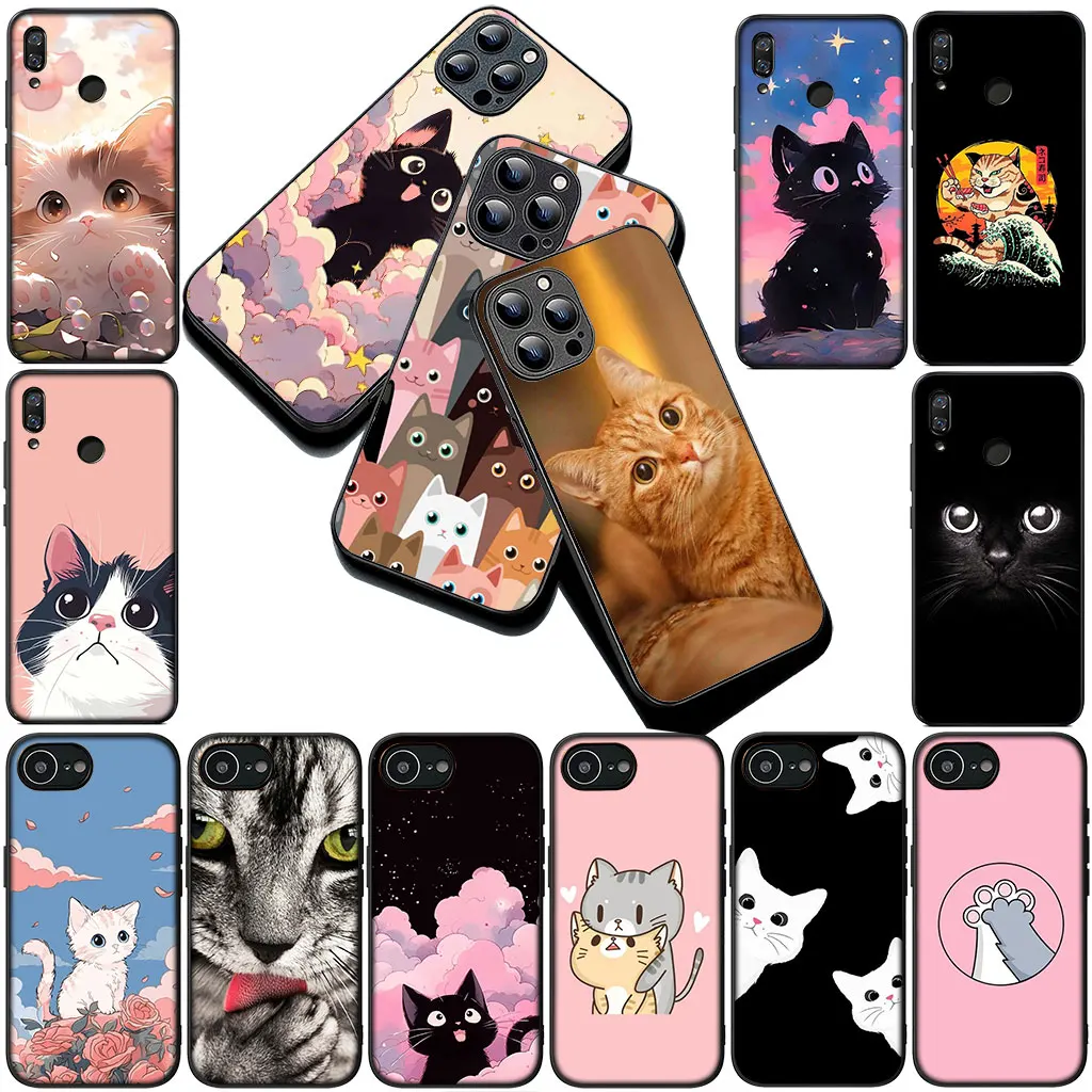 Чехол для телефона Eyes Cat Meow Kitten Paw Case для Xiaomi Poco X7 X6 C75 C65 C71 C61 F6 F7 Ultra M7 M6 Pro 4G 5G Защитный корпус