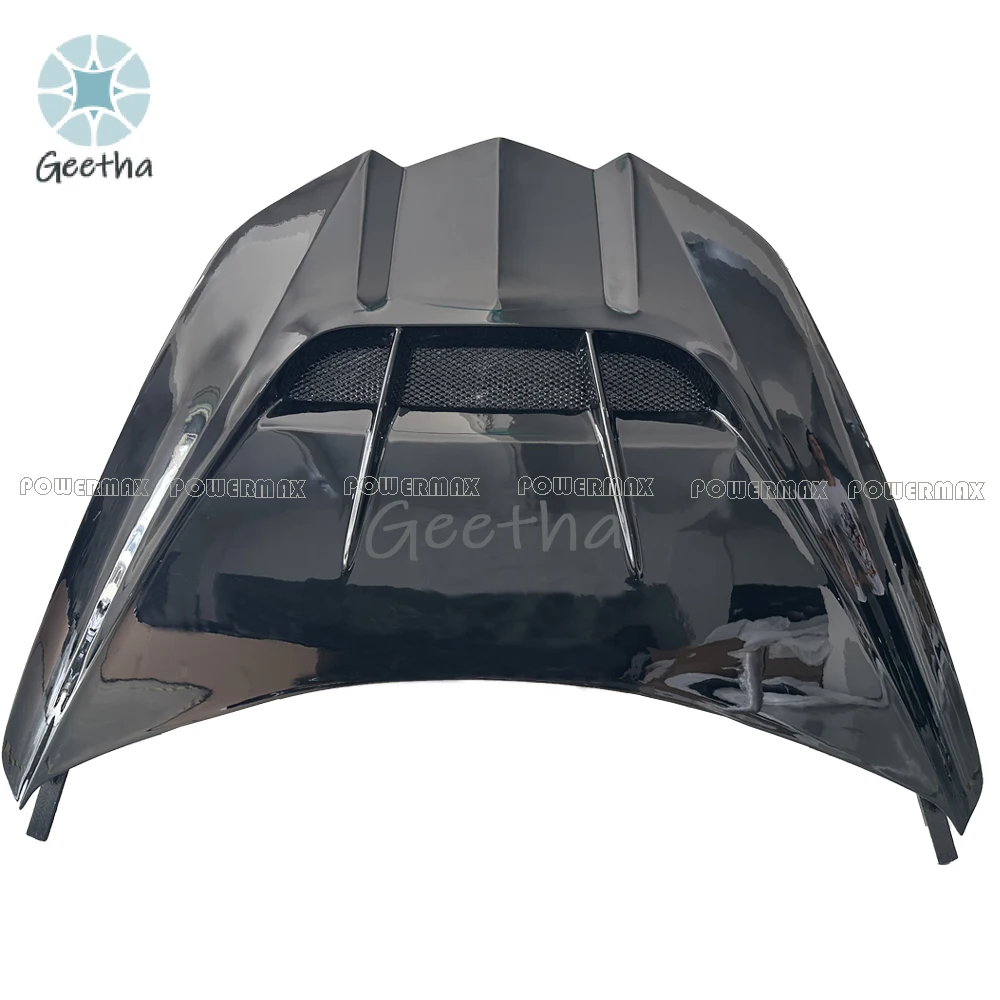 

Painted Glossy Black FRP ZR1 Style Hood Fit for Chevrolet Corvette C8 Z51 Z06 2020+ Front Hood