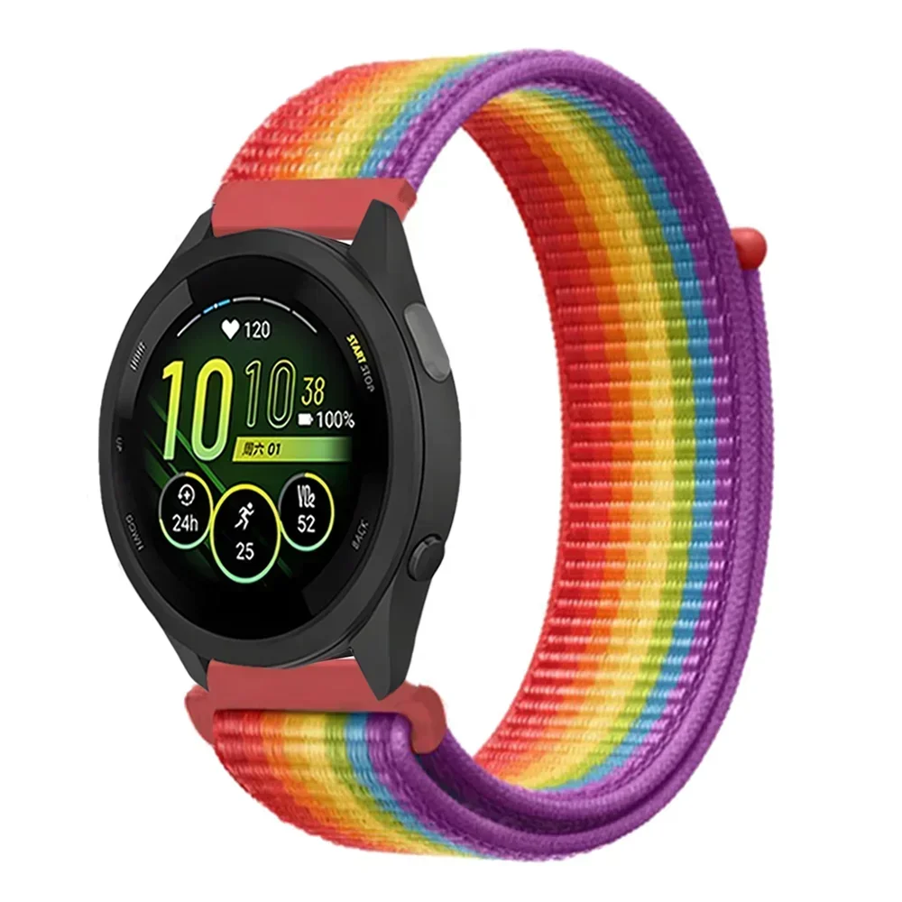 20 mm 22 mm Nylonarmband für Garmin Forerunner 970 965 955 570 265 165 55 Sportarmband Garmin für Venu 3 Vivoactive 6 5 Armband – Detail 30