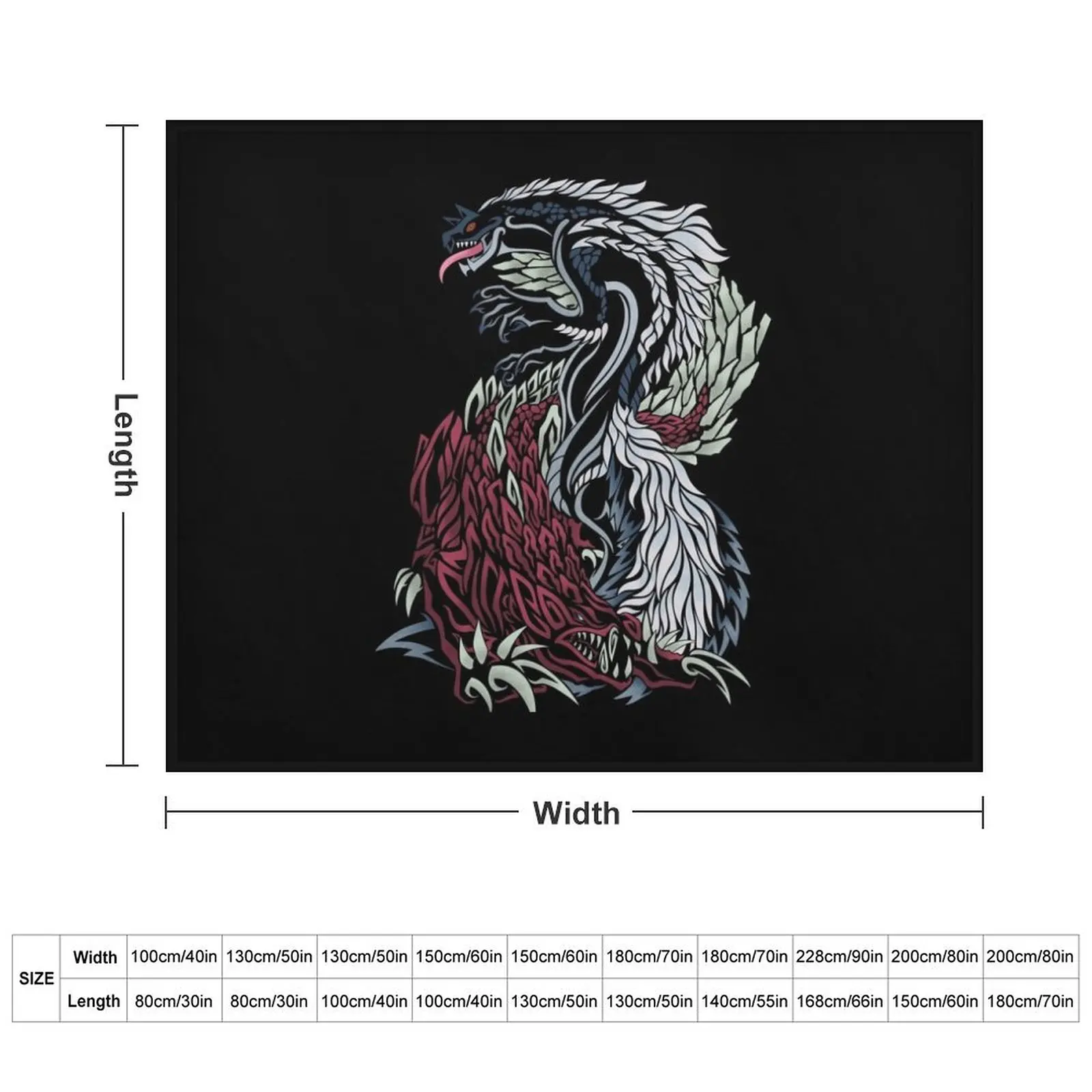 Monster Hunter tobi kadachi and odogaron T-Shirts Gift For Fans, For Men and Women, Gift Mother Day, Father Day Throw Blanket