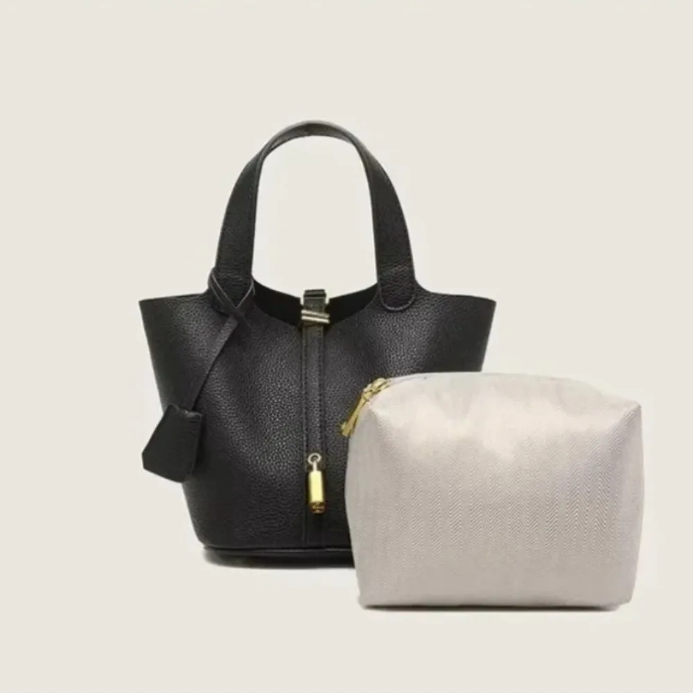 

Гуанчжоу, женская сумка для багажа, новинка 2025, осенне-зимняя сумка-ведро с узором личи, женская сумка, сумка-корзина для овощей