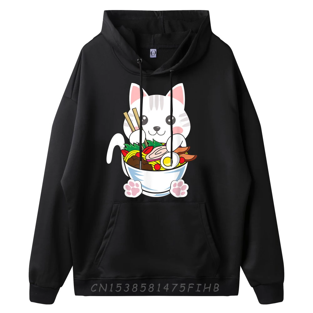 Ramen Noodle Apparel Maruchan Ramen Chicken Ramen Seasoning Black Hoodie Men's Sweatshirts Loose