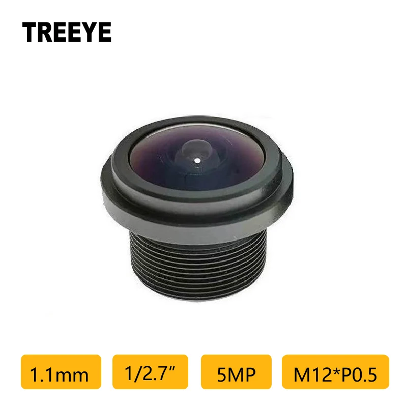 

HD 5.0Megapixel 1.1mm Waterproof IP68 Panoromic Lens 5MP 360° 1/2.7" M12 Lens Car Rear View Camera Video Door Phone CCTV Lens