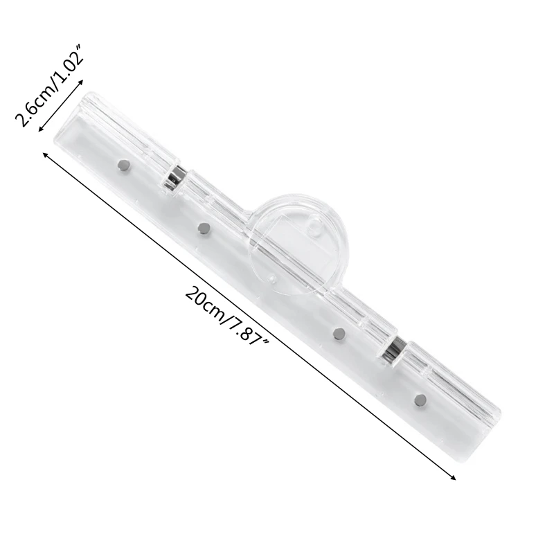 Ioio CLEAR Document CLAMP คลิปแฟ้มแขวนสำหรับห้องครัวไวท์บอร์ดในห้องเรียน