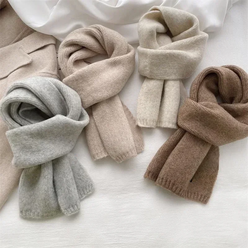 

Women Cashmere Scarf Ladies Warm Winter Luxury Beige Shawl Wraps Female Warm Thick Wool Neckerchief Blanket Pashmina Accessories