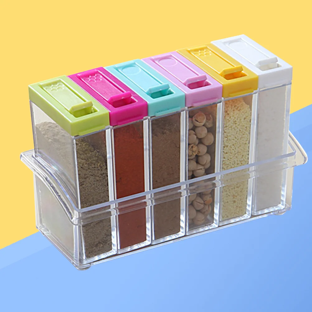 

6 Pcs Kitchen Seasoning Organizer Containers Supplies Gadgets Condiment Bottles