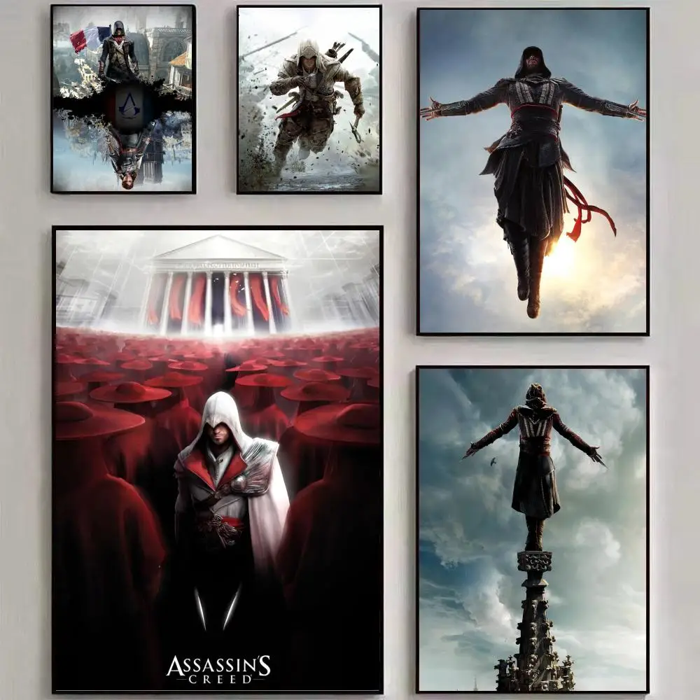 Póster de Anime A-Assassins Cool C-Creed, arte impreso para pared, adecuado para sala de estar, dormitorio, bar, salón, decoración del hogar, regalo