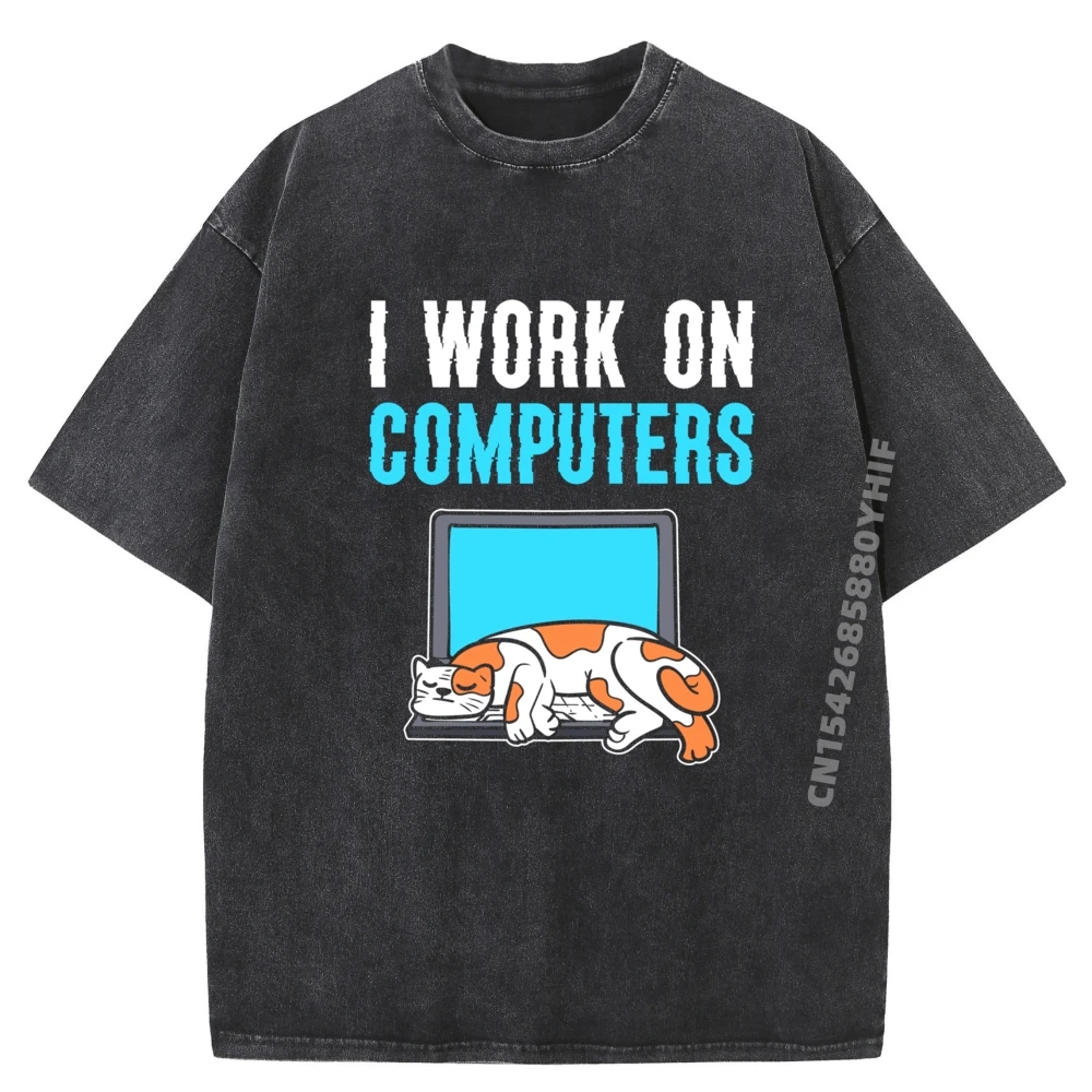 

Мужская футболка с рисунком, уличная одежда технического художника, футболка с принтом, мужская удобная стираная одежда