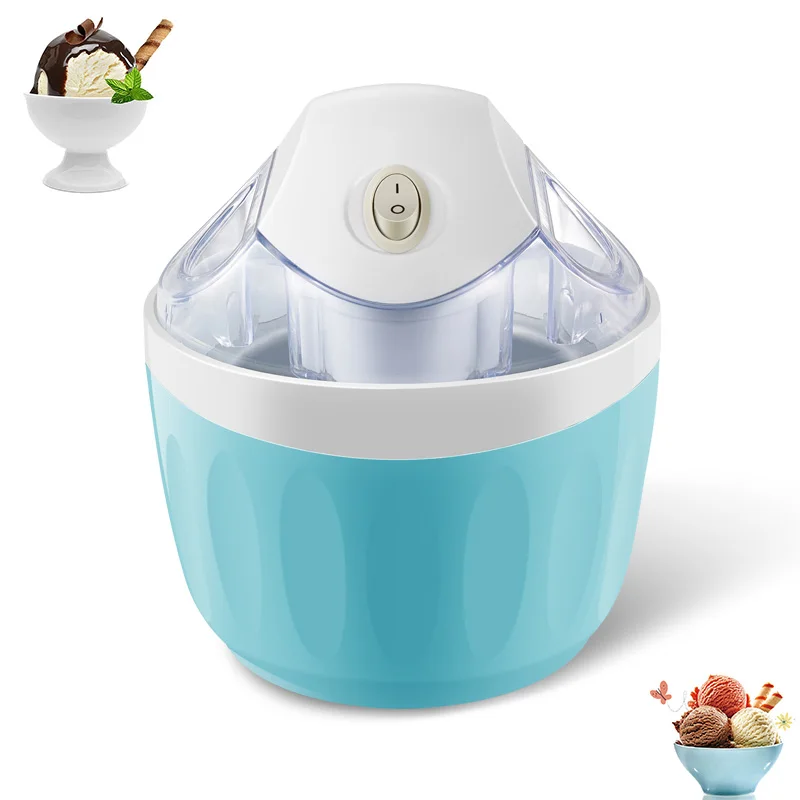 0.5L Electric Ice Cream Maker Automatic Household DIY Ice Cream Machine Frozen Yogurt Smoothie Milkshake Machine