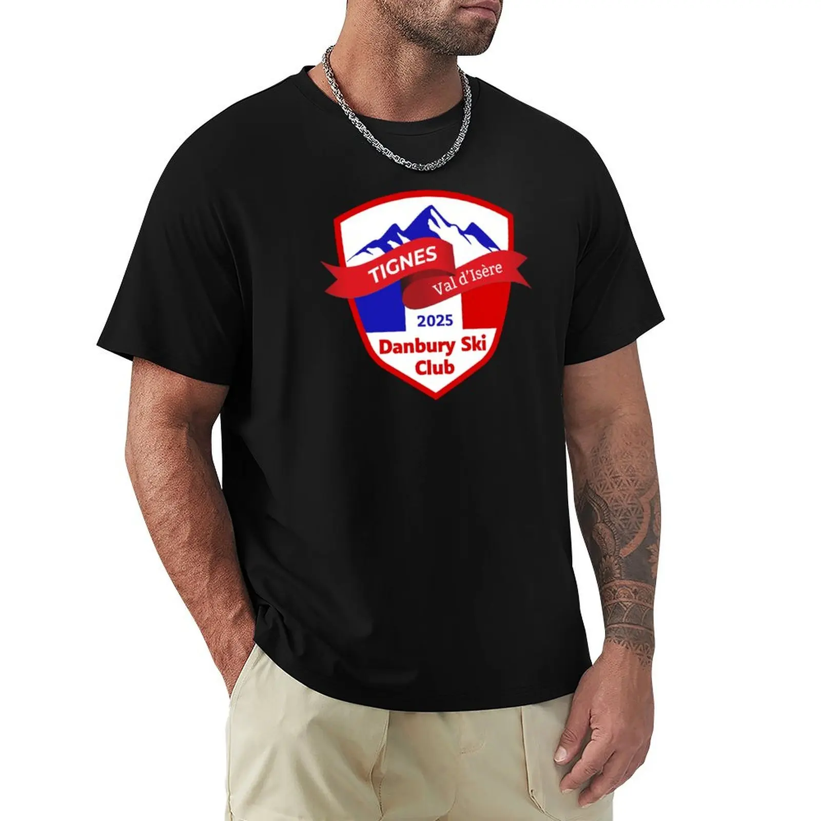 

Tignes - Val d'Isère 2025 Trip Logo T-Shirt luxury t-shirt baggy shirts oversize t-shirts man men t shirts