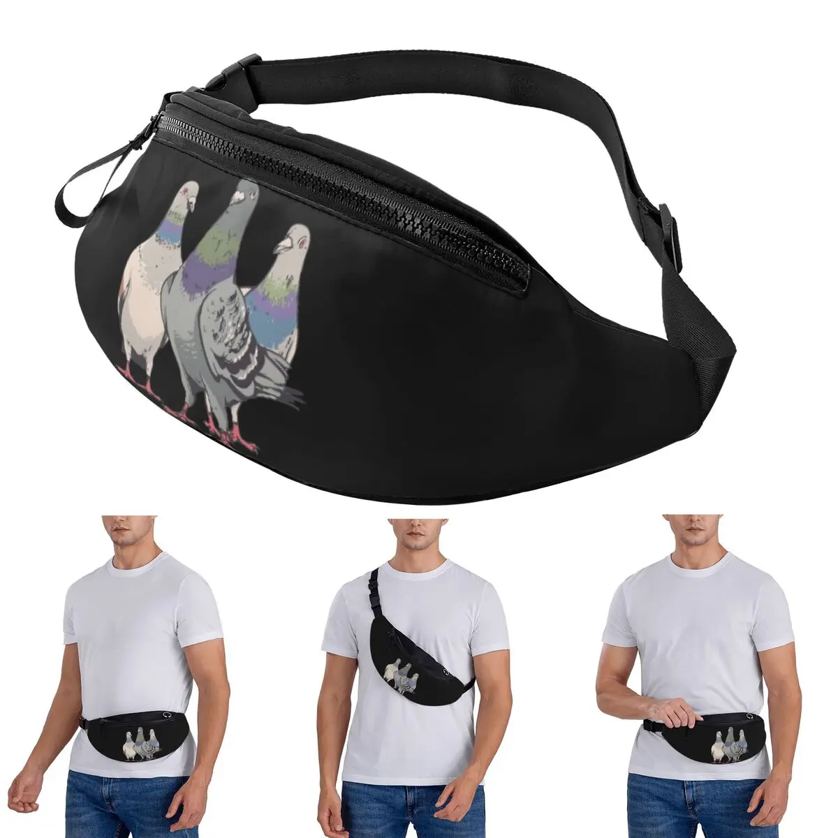 

Поясная сумка через плечо Голуби, разведение голубя, поясная сумка для мужчин и женщин, поясная сумка для путешествий, бега, денег, сумка для телефона