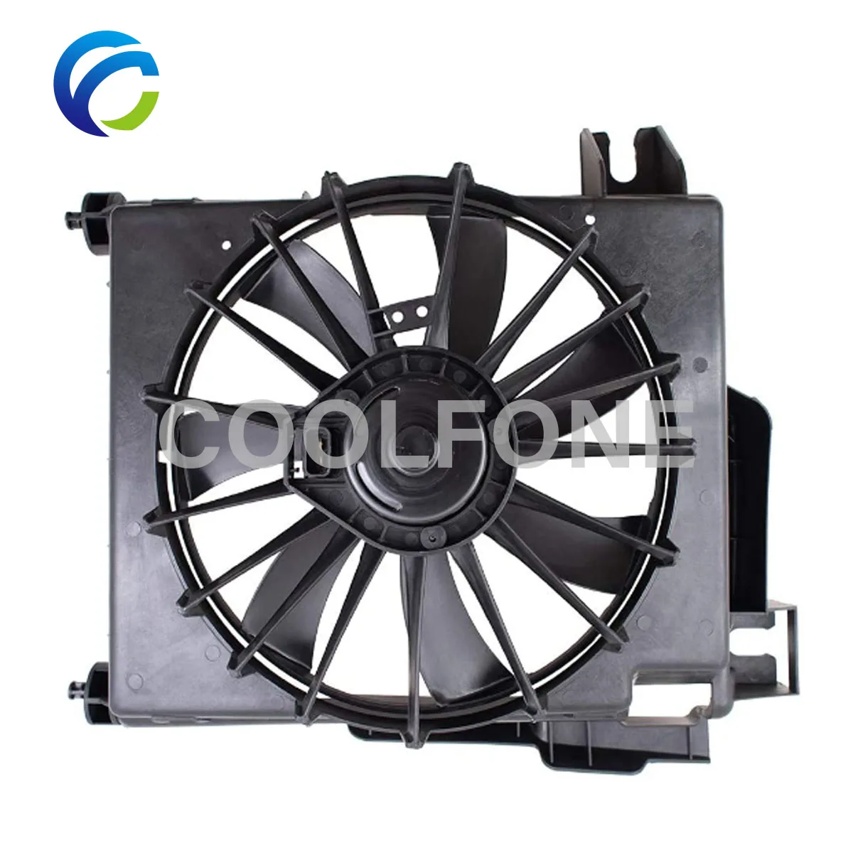 Cooling Radiator Fan Assembly for DODGE RAM 1500 2500 5093760AA 5080646AA 5080647AB CH3113103 68004163AA 5103464AB 5103465AA