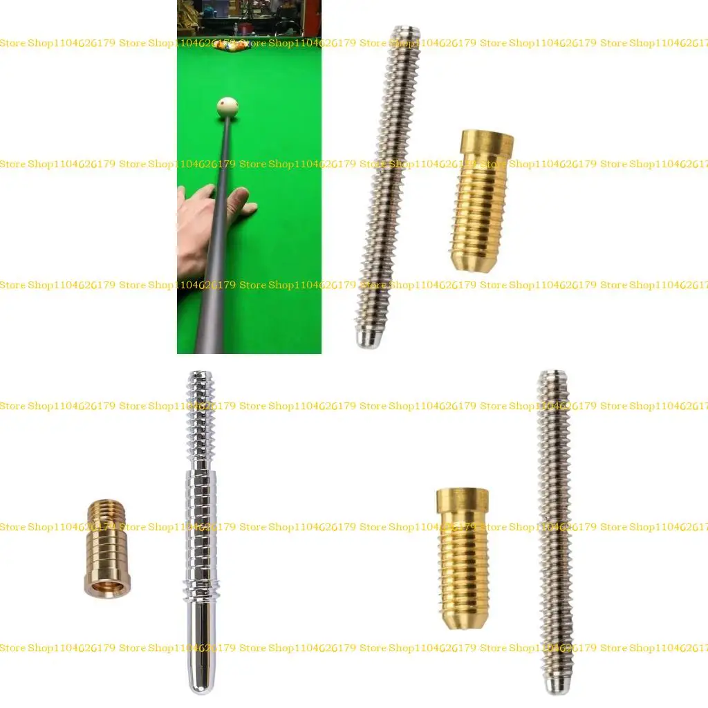 

A1A2 Stainless Steel Billiards Pool Cue Shaft Joint Pin Screws Billiard Pool Cue Joint Pin Insert Steel Repair Accessories