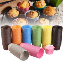 100pcs Muffin Cupcake Paper Cups Wrappers Baking Tray Cases Cake Liner Accessories Wedding Party Caissettes Pastry Decoration