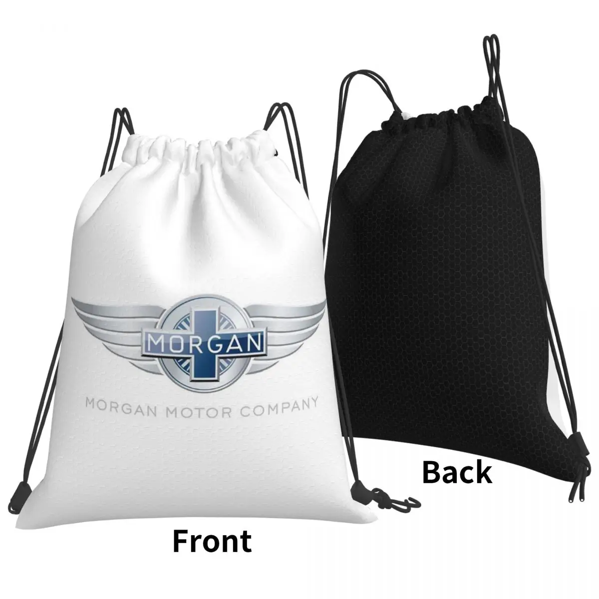 Morgan Motor Car Company Backpacks Fashion Drawstring Bags Sports Bag Book Bags for Man Woman Students