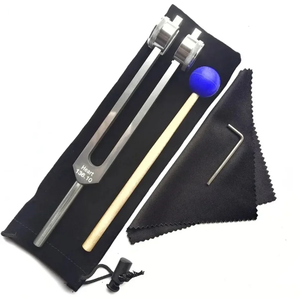 Aluminium Stimmgabel Set Professionelle Yoga Meditation Sound Heilung Therapie Chakren Percussion Instrumente Stimmgabeln Sets – Detail 4