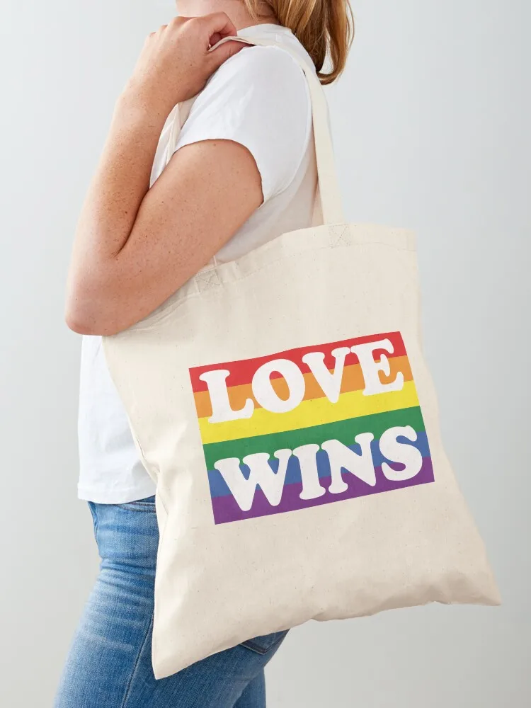 

LOVE WINS FLAG Tote Bag tote bag Gift bags eco bag folding female