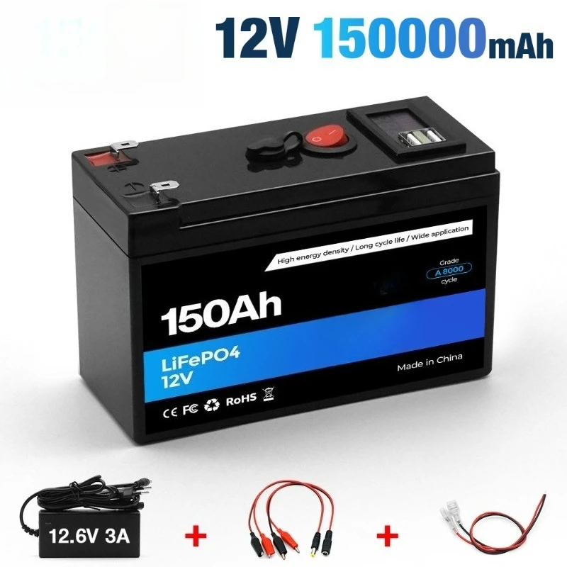 Long‑Endurance 80000mAh Rechargeable Deep Cycle Battery High Energy Density Grade‑A Cell Stable Power Output Battery Pack