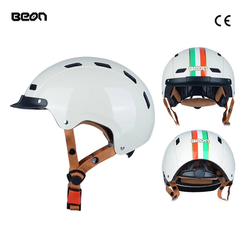 For Electric Bike Motorcycle Riding Helmet for Children Boys Girls Balance Bike Quick Release Beon Half Helmet Safety Protection