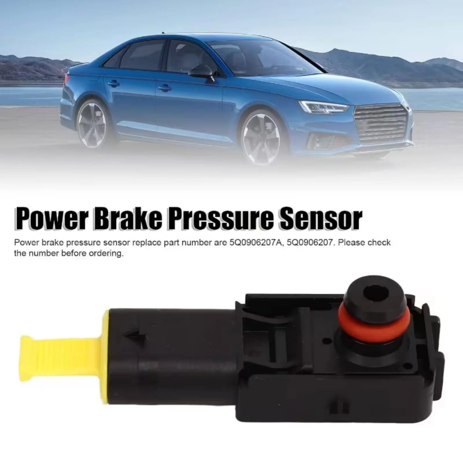 

1PC 5Q0906207 Car Brake Booster Pressure Sensor STD 829006 Replacement For Audi Volkswagen Seat Skoda Car Accessories