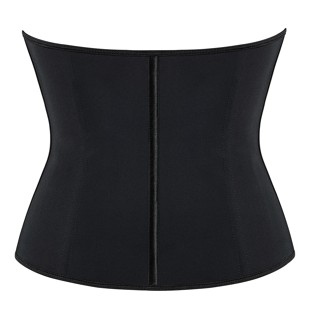 6 Hooks Latex Waist Trainer Shaper 9 Steel Bones Fajas Air Holes Inside Corset Belt Cincher