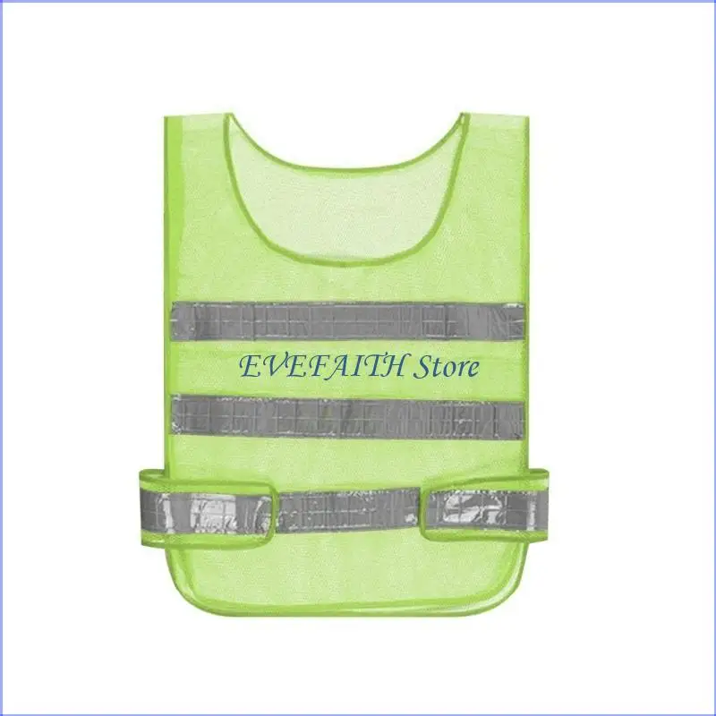 

124B Accident Vest Safety Gear Yellow Refle Enhances Your Safety with this High Visibility Car Vest Suitable for Men & Women