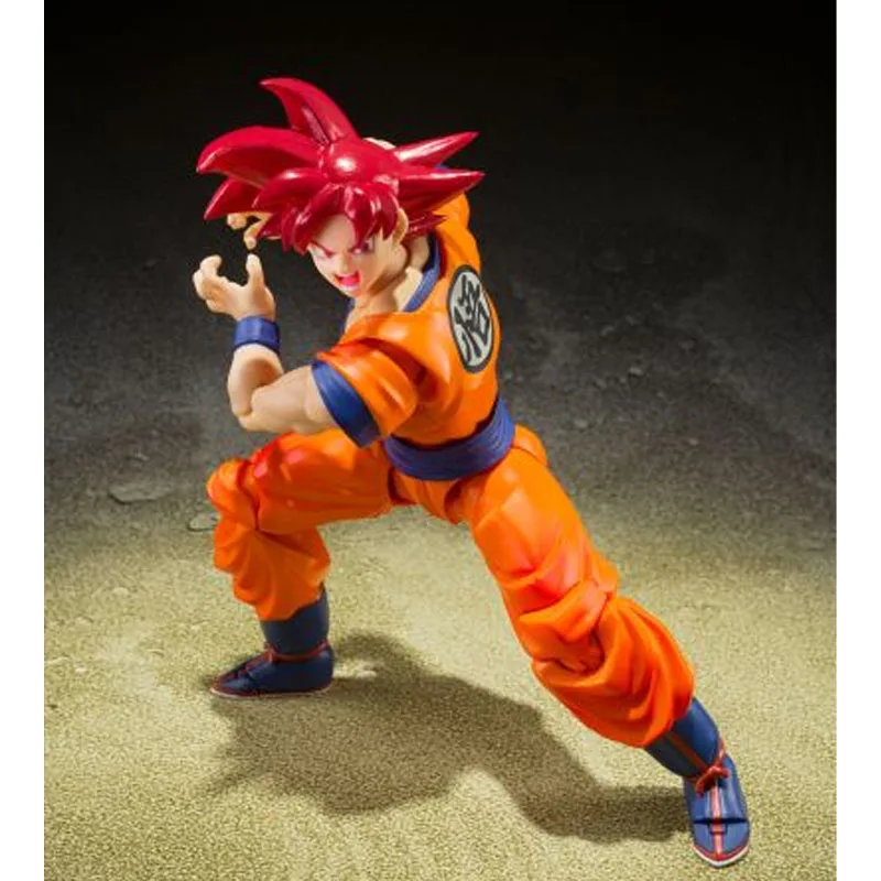 Bandai Genuino SHFiguarts Anime Figura Dragon Ball Z Super Saiyan Dio Son Goku 140mm Action Figure Giocattoli per I Ragazzi Bambini Regalo
