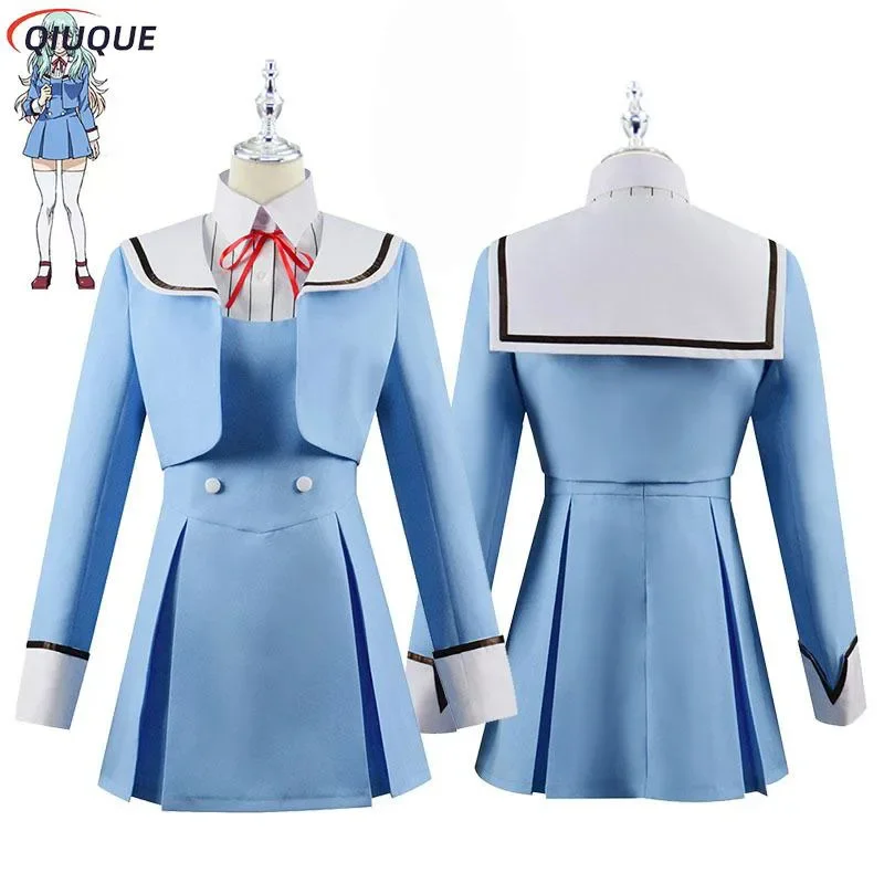 Anime High Rise Invasion Cosplay Costume Tenkuu Shinpan Shinzaki Kuon JK Uniform Girls Women School Uniform Party Suit