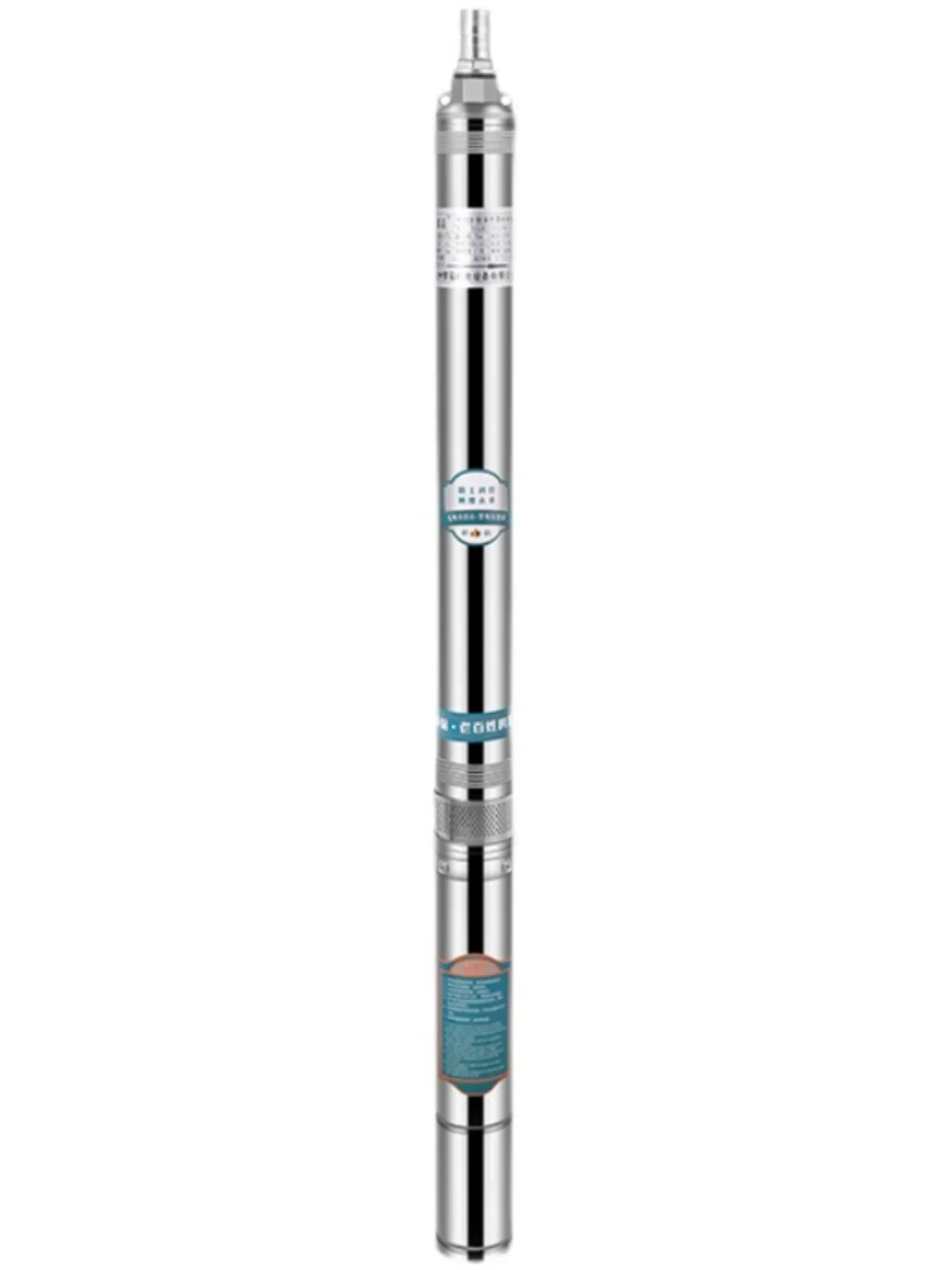 Pompe de puits profond à tête haute en acier inoxydable, 5/6, 5/7,5/8 cm de diamètre, 220V, petite submersible