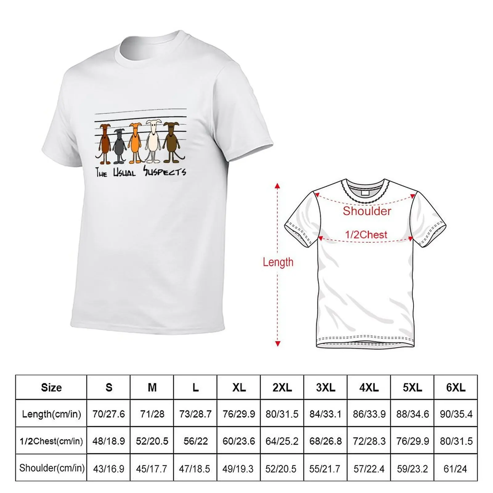 The usual suspects T-Shirt funny costumes baggy shirts vintage t shirt men