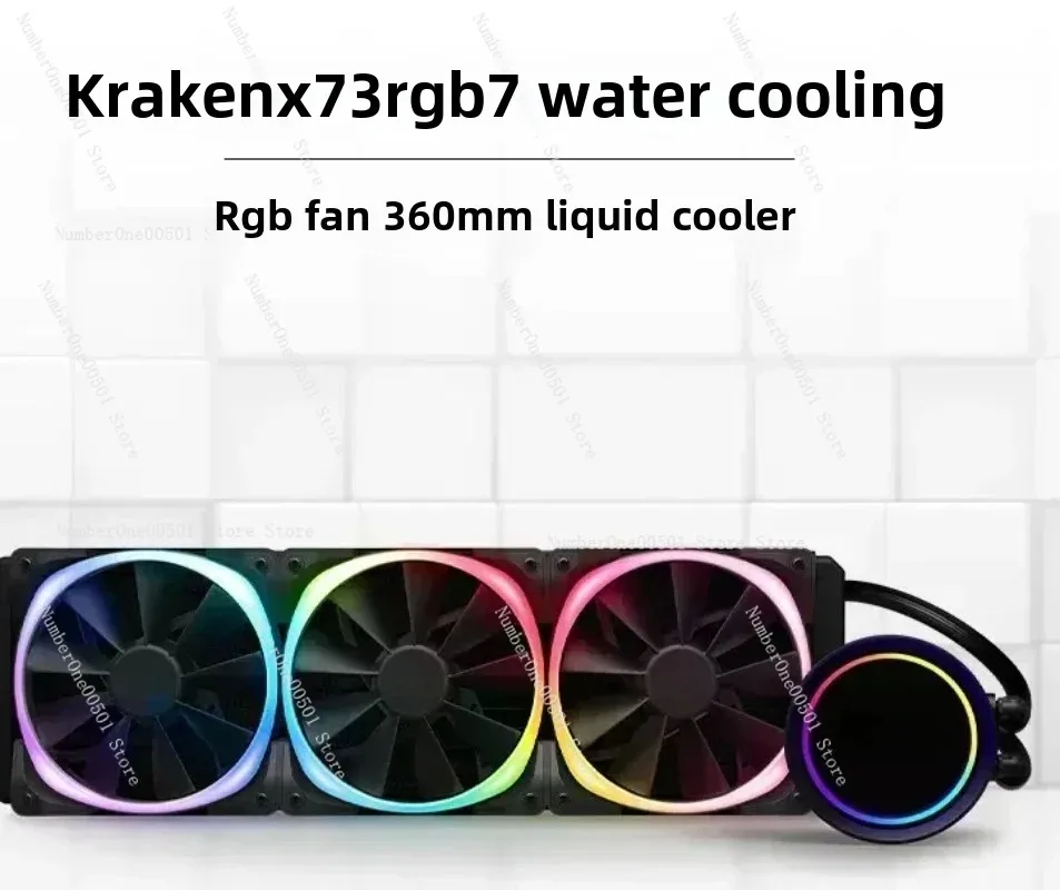 Programmable Screen for Water-cooled Head/custom Display Content/6 NZXT Kraken Siren Z73 360mm Integrated Water-cooled Radiator