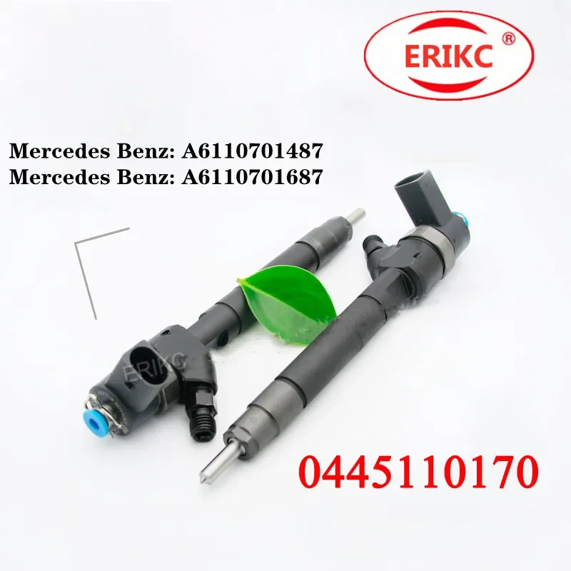 

ERIKC A6110701487 0445110170 Auto Parts Fuel Injector 0445 110 170 for Mercedes Benz Mercedes Benz: A6110701687