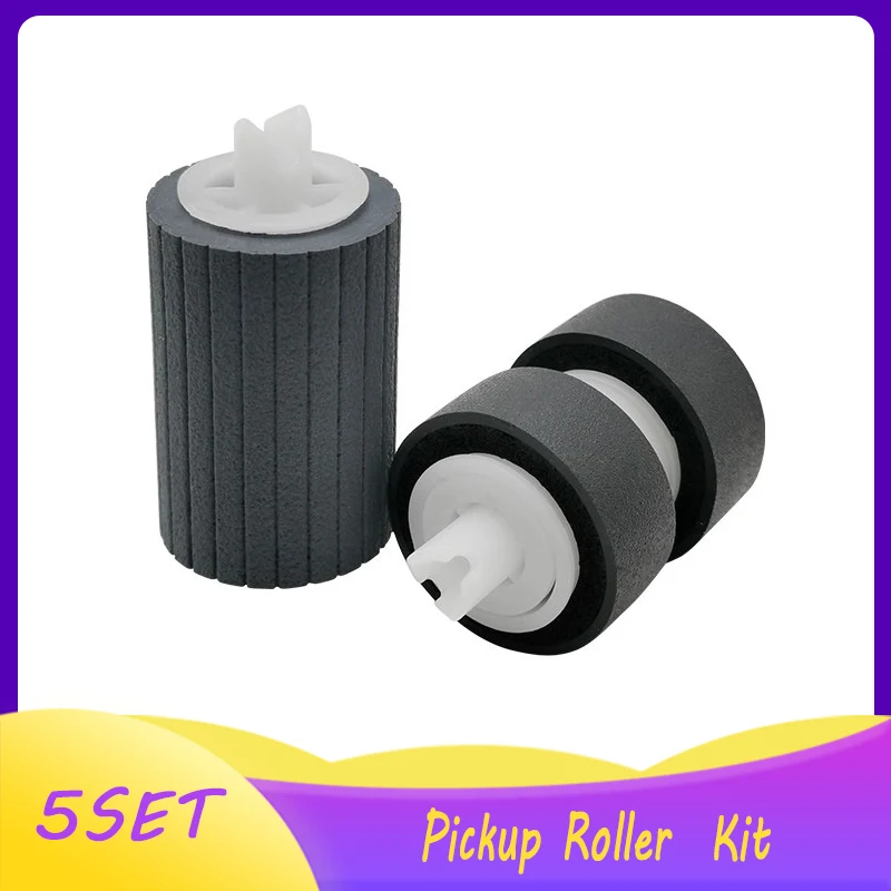 

5SET Pickup Roller Kit for CANON DR-C120 DR-C122 DR-C130 DR-2010C DR-2010M DR-2510C DR-2510M DR-3010C ScanFront SF 220 300 330