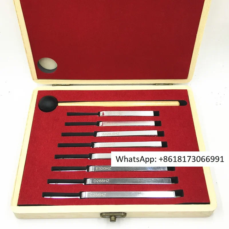 

Steel quality tuning forks, 8 pieces, music tuning fork group, teaching tuning fork group, 256-512HZ