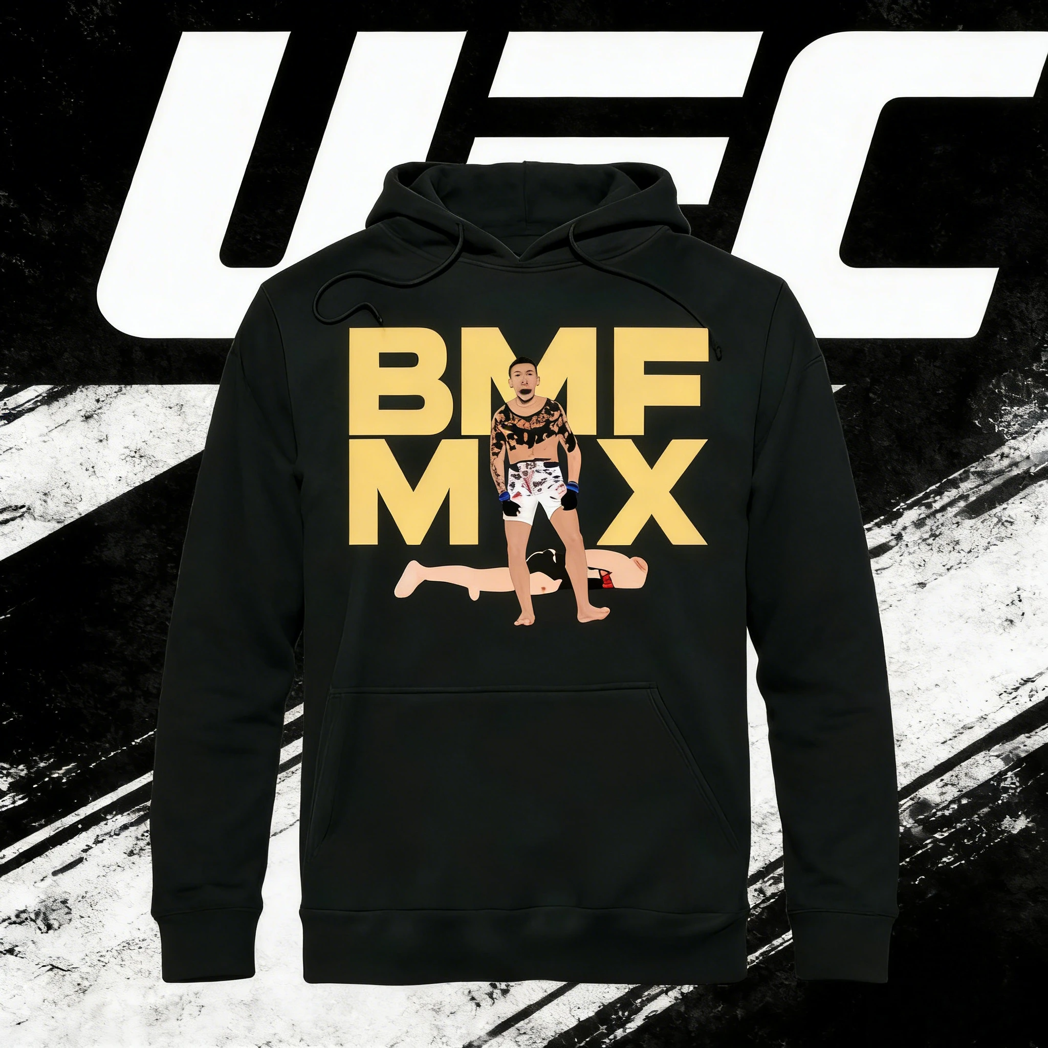 

UFC Nate Diaz 2026, осень/зима, 100% хлопок, дышащая повседневная удобная толстовка с капюшоном, подходит для мужчин и женщин