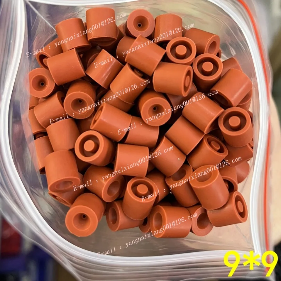 50pcs EDM Water Stopper 9*9mm 8*9mm Punching Machine Discharge Copper Pipe Sealing Ring Water Stop Plug