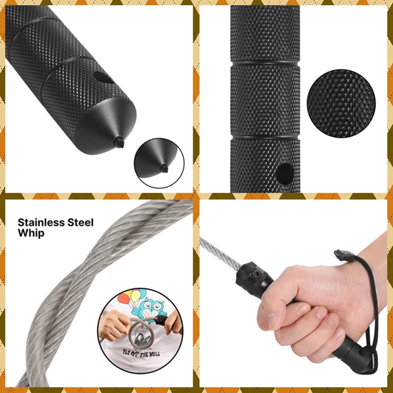 Outdoor Tactical Steel Hammer Whip tempred Car Window Breaker Quick Strike Personal Safety Car Emergency Tool Self-Defense Whip