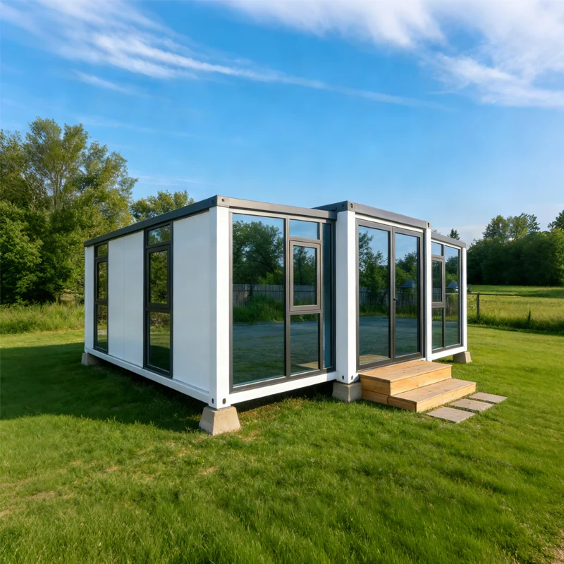 20ft Expandable Sandwich Panel Container House Prefab Modular Home with Bathroom Kitchen for Hotel Apartment and Residential Use