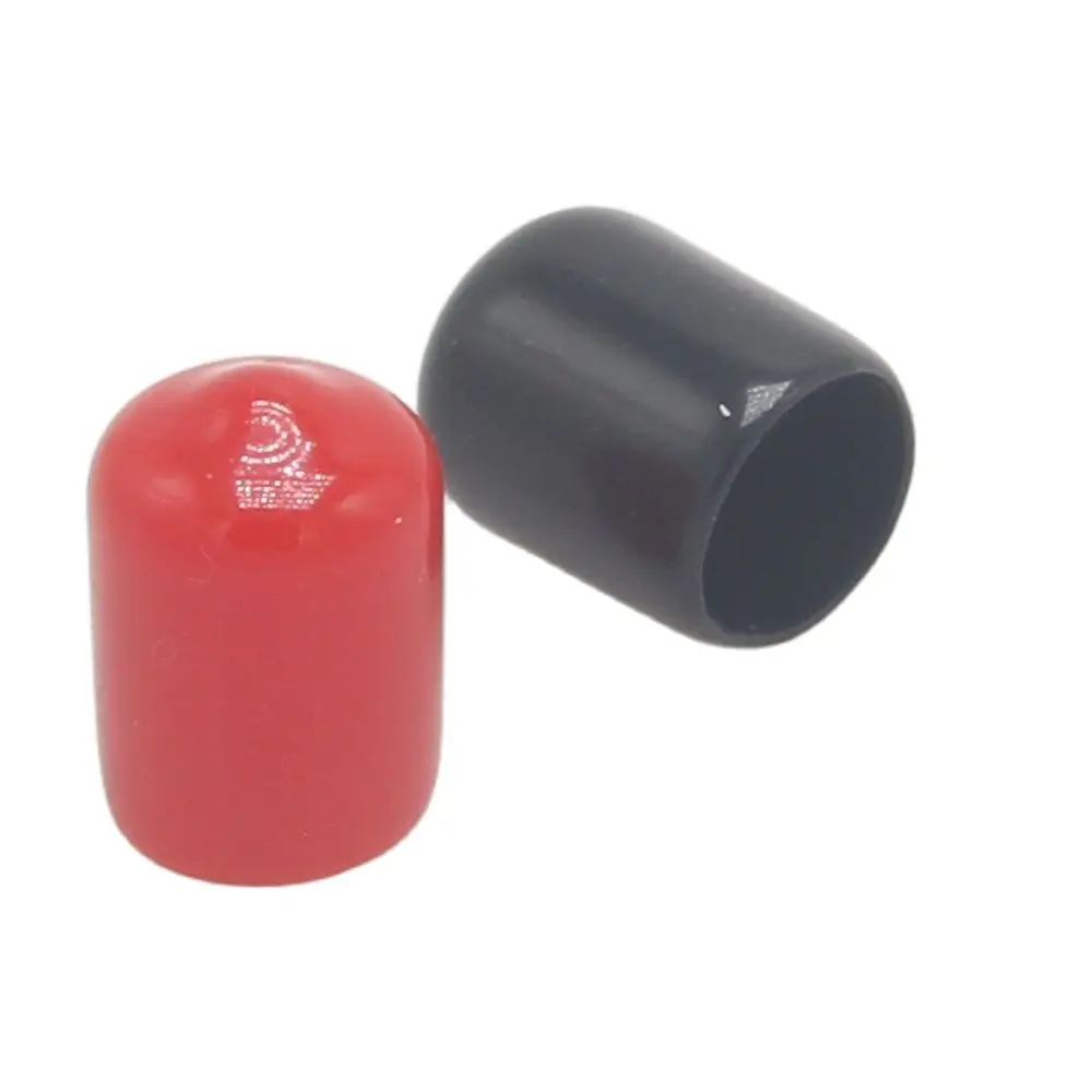 9mm protective cover Rubber Covers Dust Cap for F type coaxial connector or metal tubes red/black color 100pcs/lot