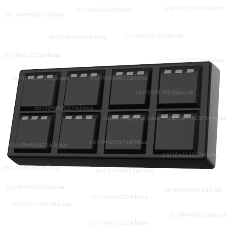 8 Buttons Intelligent  Bus Keypad Transparent Icons Silicone Pad Automotive Electronic IP67 Waterproof